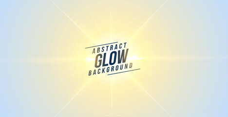 Canvas Print - abstract glowing sunburst flare background with light effect