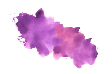 Wall Mural - artistic watercolor purple splash texture abstract backdrop