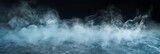 Fototapeta  - abstract frozen Hockey ice rink with smoke on dark background, studio room with smoke, empty ice room on dark blue background, banner poster design,empty dark scene, neon light, spotlights,