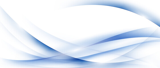 Wall Mural - modern blue wave background design, vector illustration
