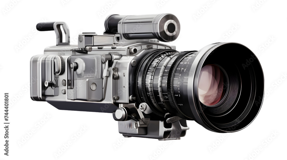 professional film camera, png file of isolated cutout object on ...