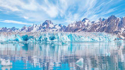 Wall Mural - Knud Rasmussen Glacier near Kulusuk - Greenland, East Greenland