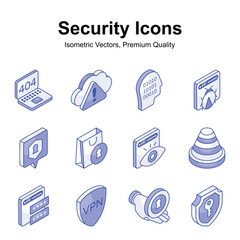 Wall Mural - take a look at this beautifully designed security icons set in modern style