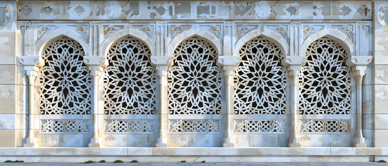 The intricate beauty of Islamic architecture, where ornate patterns and historic craftsmanship celebrate cultural heritage