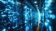 © MdIqbal - A server rooms blue glow, symbolizing the pulse of digital life and the backbone of modern networking and computing