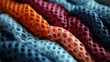 colorful close up of fabrics texture