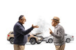 © Ljupco Smokovski - Mature men having an argument after a car accident