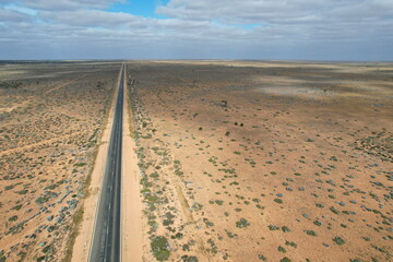 Wall Mural - The Nullarbor Plain in southern Australia