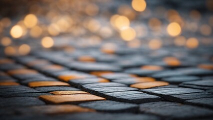 Wall Mural - Slate road pattern bokeh background