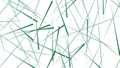  Abstract pattern green random stripe background diagonal chaos line angle. Abstract banner with an asymmetric texture. 