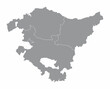 Basque Country region map