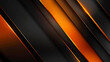 Black and Orange with templates metal texture soft lines tech gradient abstract diagonal background