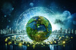 © Nikkikii - Concept of Net Zero, carbon neutral, and net zero concepts. natural environment. AI Generative