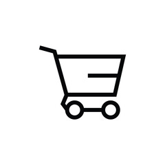 Canvas Print - trolley logo icon