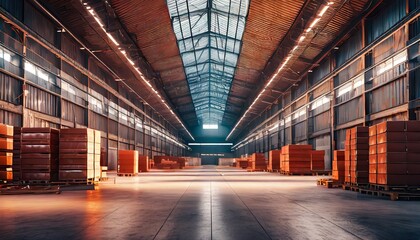 Canvas Print - warehouse