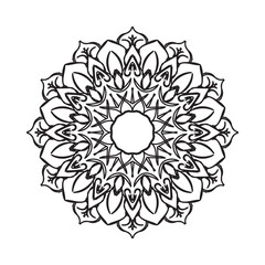 Wall Mural - Mandalas for coloring book. Decorative round ornaments.