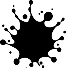 Naklejka na meble Liquid milk splash