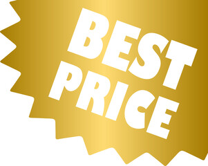 Sticker - Best price corner starburst sticker