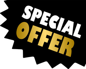 Wall Mural - Special offer corner starburst sticker