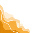 © AKEH ELEMENT - Aesthetic Yellow Corner Wavy Design