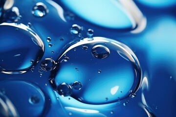 Canvas Print - Close up of water bubbles, suitable for various design projects