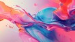Abstract background of oil paint in pink, blue and purple colors