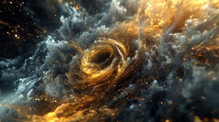 Wall Mural - illustration of abstract fractal composition,digital art works