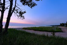 Evening Sunset Beach Southern Ontario