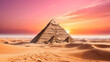  Pyramid at Sunset