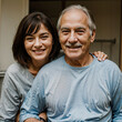 © APURBO - happy family smile and grandfather