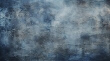 Beautiful Grunge Grey Blue Background. Panoramic Abstract Decorative Dark Background. Wide Angle Rough Stylized Mystic Texture Wallpaper With Copy Space For Design