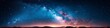Dramatic cosmic event as an ethereal nebula illuminates the horizon, symbolizing the grandeur of the universe