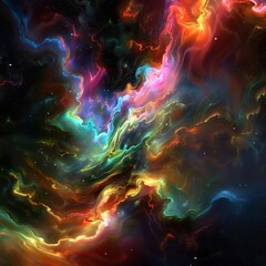 Wall Mural - fractal realms