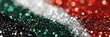 Abstract Glitter flag design in White, black, red, green for Iraq, Ethiopia, Ghana, Jordan, Kenya, Kuwait, Libya, Palestine, Sudan, Somaililand, Syrian Arab Republic, United Arab Emirates, 