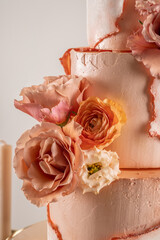 Canvas Print - Elegant wedding cake