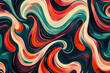 Farbexplosion der Kreativität: Lebhafte Muster als inspirierender Hintergrund
