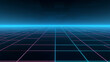 © ma - Cyberspace grid background, blockchain and abstract technology background