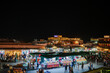 Marrakech plaza at night time