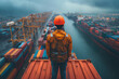 Engineer on a cargo ship