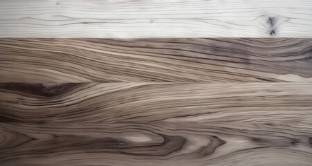 Wall Mural -  Elegant wood grain texture in shades of brown and gray