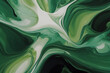 A green liquid diffusion style abstract