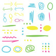 © Tatiana - set of arrows and underline element vector illustration
