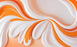 幾何学的な形をしたモダンなオレンジ白の抽象的なビジネス企業の背景。ビジネス企業プレゼンテーション、バナー、カバー、ウェブ、チラシ、カード、ポスター、ゲーム用のベクトル イラスト デザイン