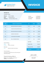  Modern Unique Invoice Design