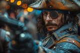 Pirat mit Augenklappe
