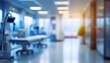abstract blur hospital interior