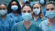 Nurses in Blue A Monthly Celebration of Healthcare Heroes Generative AI