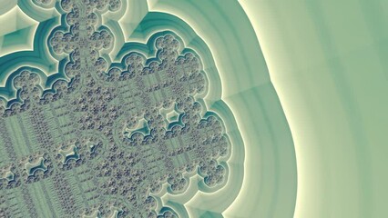 Wall Mural - Fractal sequence patterns 3D. 4k Abstract multicolored motion graphics background. For yoga or clubs or shows, mandala, fractal animation. Beautiful bright ornament.