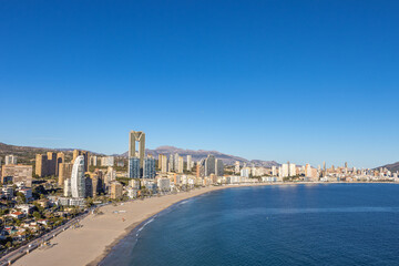 Benidorm, Spain -January 8 2024 