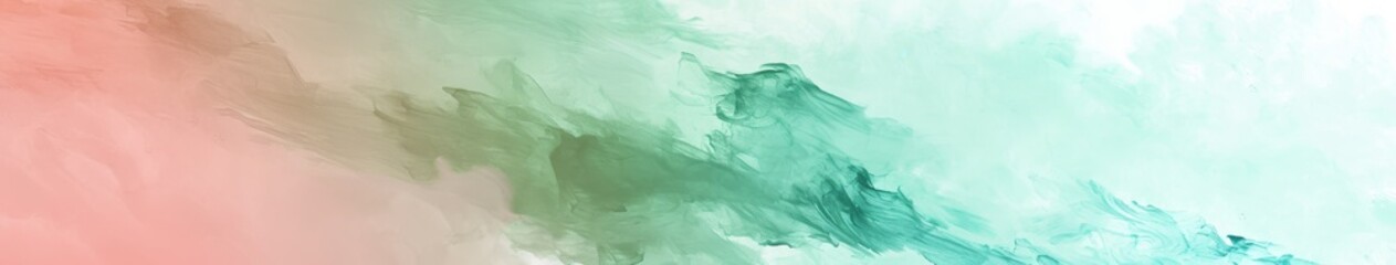 Wall Mural - pastel jungle banner